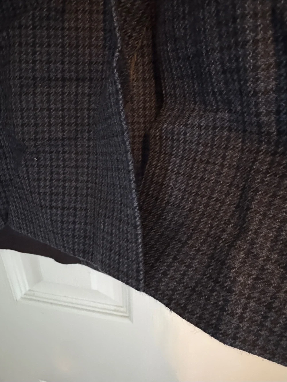 Lauren Ralph Lauren Navy Houndstooth Sport Coat